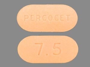 Percocet 7.5 mg / 500 mg